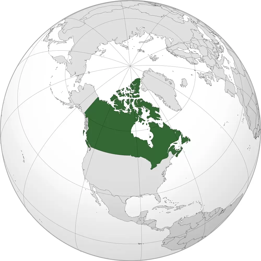 مساحة وجغرافيا أرض كندا