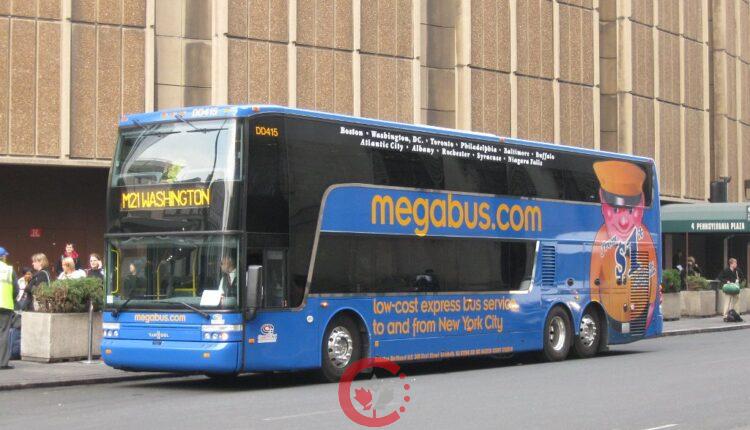 شركة Megabus تطلق خط حافلات جديد بين أونتاريو والولايات المتحدة